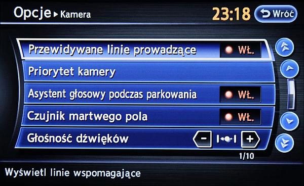 Nissan Tłumaczenie nawigacji - Polskie menu